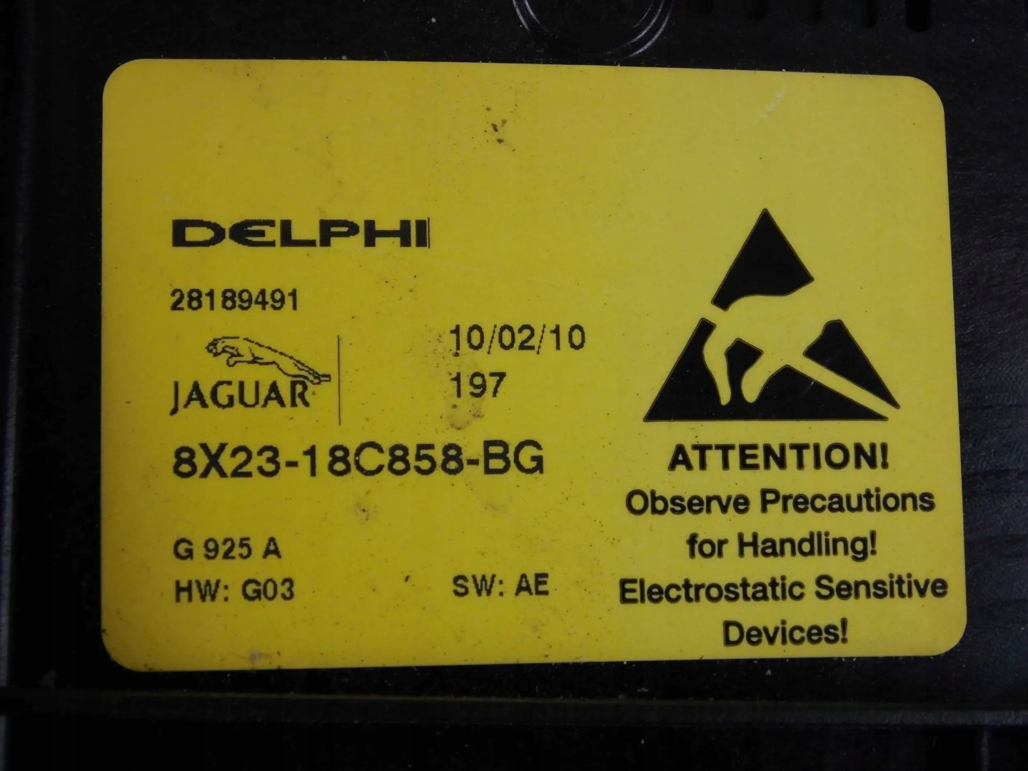 Jaguar XF XF250 Bedienteil panel radia klimaanlage Schalter