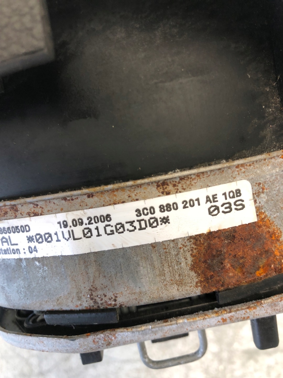 airbag airbag driver´s VW PASSAT B6 3C0880201AE
