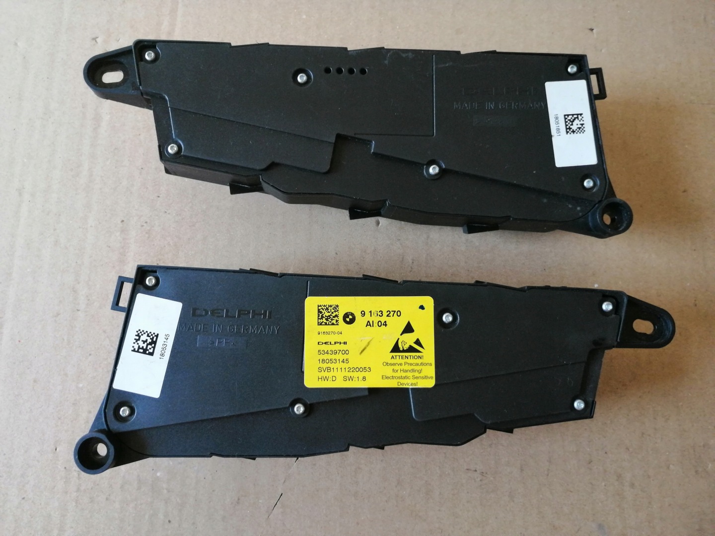 PANEL switch of control seat left 9163270 BMW F01 F02