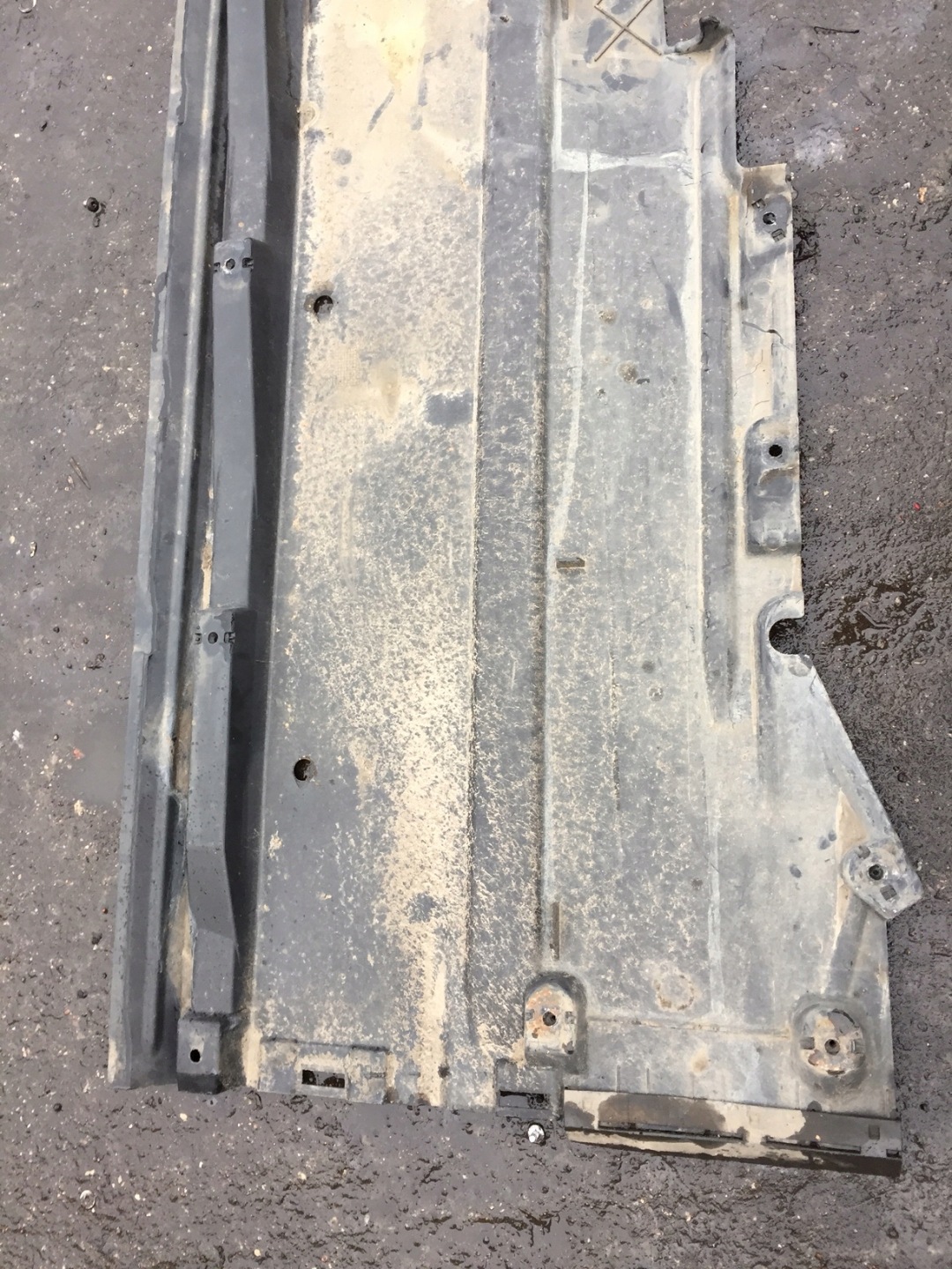 AUDI A4 B8 A5 Blende Abdeckung abdeckung des Bodens Unterfahrschutz links