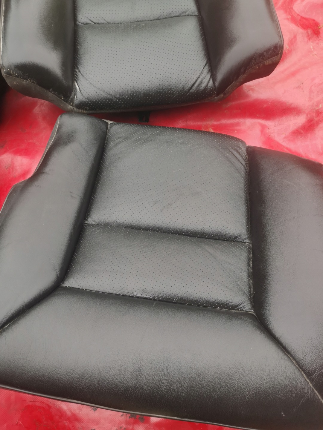 mercedes w124 coupe Sitz heck Leder hinten schwarze