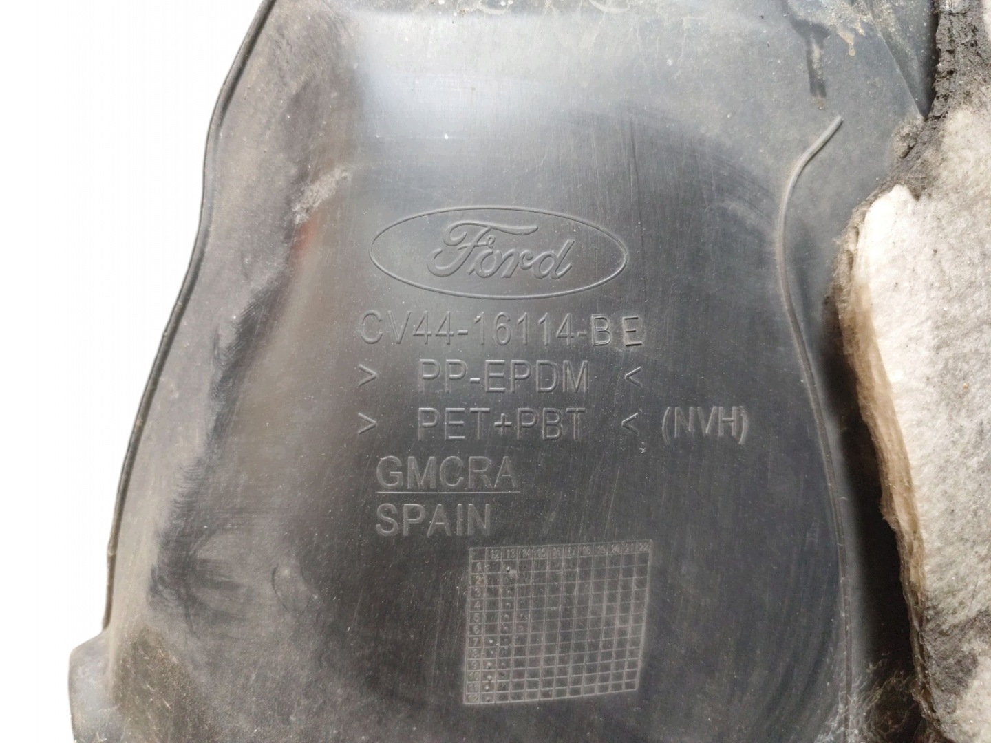 pare boue droite avant complets FORD KUGA MK2 CV44-16114-B