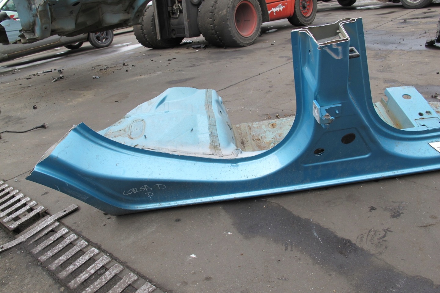OPEL CORSA D HB 5D threshold right pillar Z21Z
