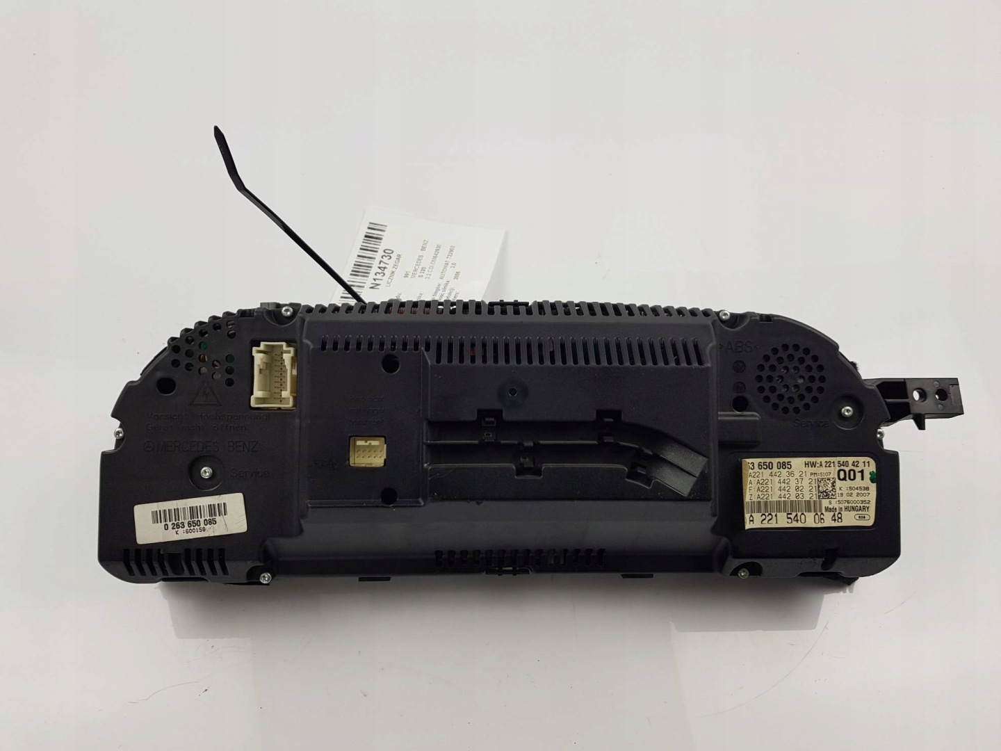 dials clock A2215400548 MERCEDES - BENZ S 320