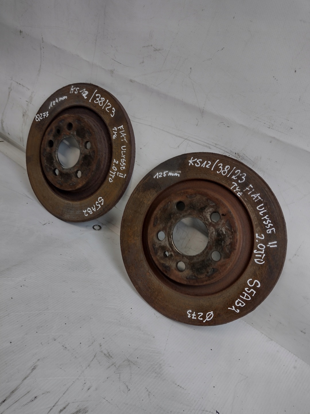 rear. discs brake Fiat Ulysse II 2,0 JTD