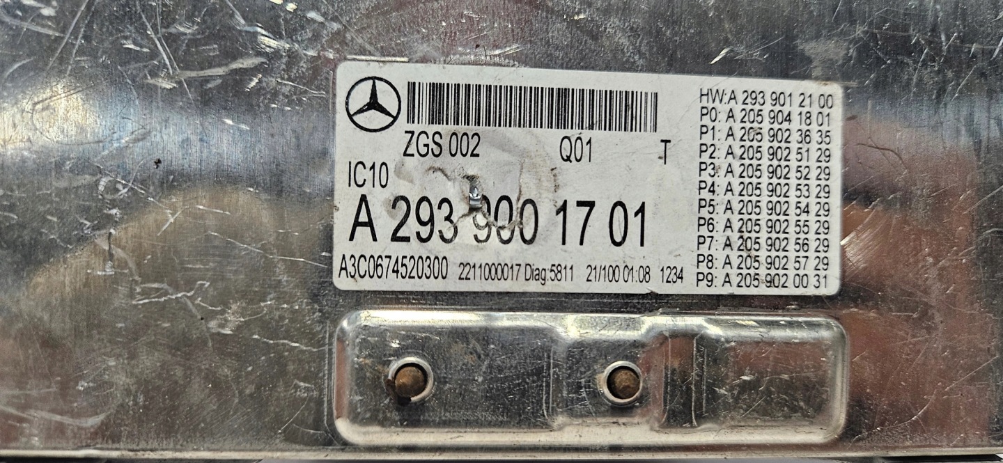 module control unit MERCEDES W293 A2939001701 original