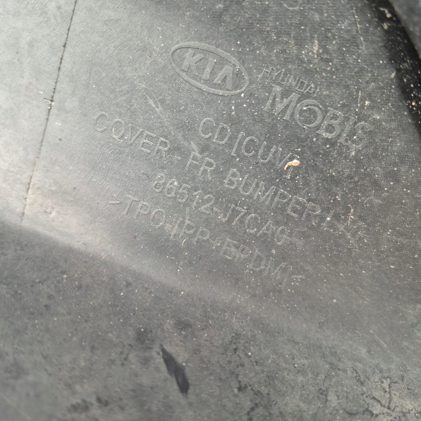 KIA X-CEED XCEED 19- SPOILER doplněk nárazníku předek předního 86512-J7CA0