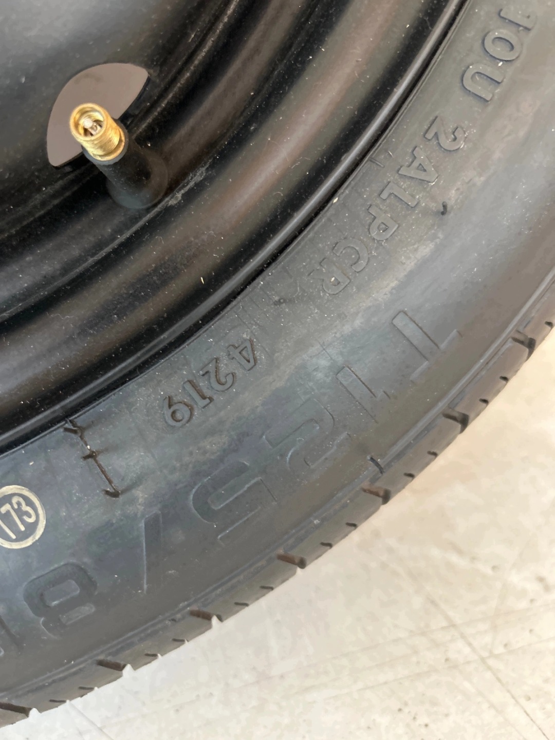 wheel spare Kia Ceed III T125/80/R15 5x114,3 E31
