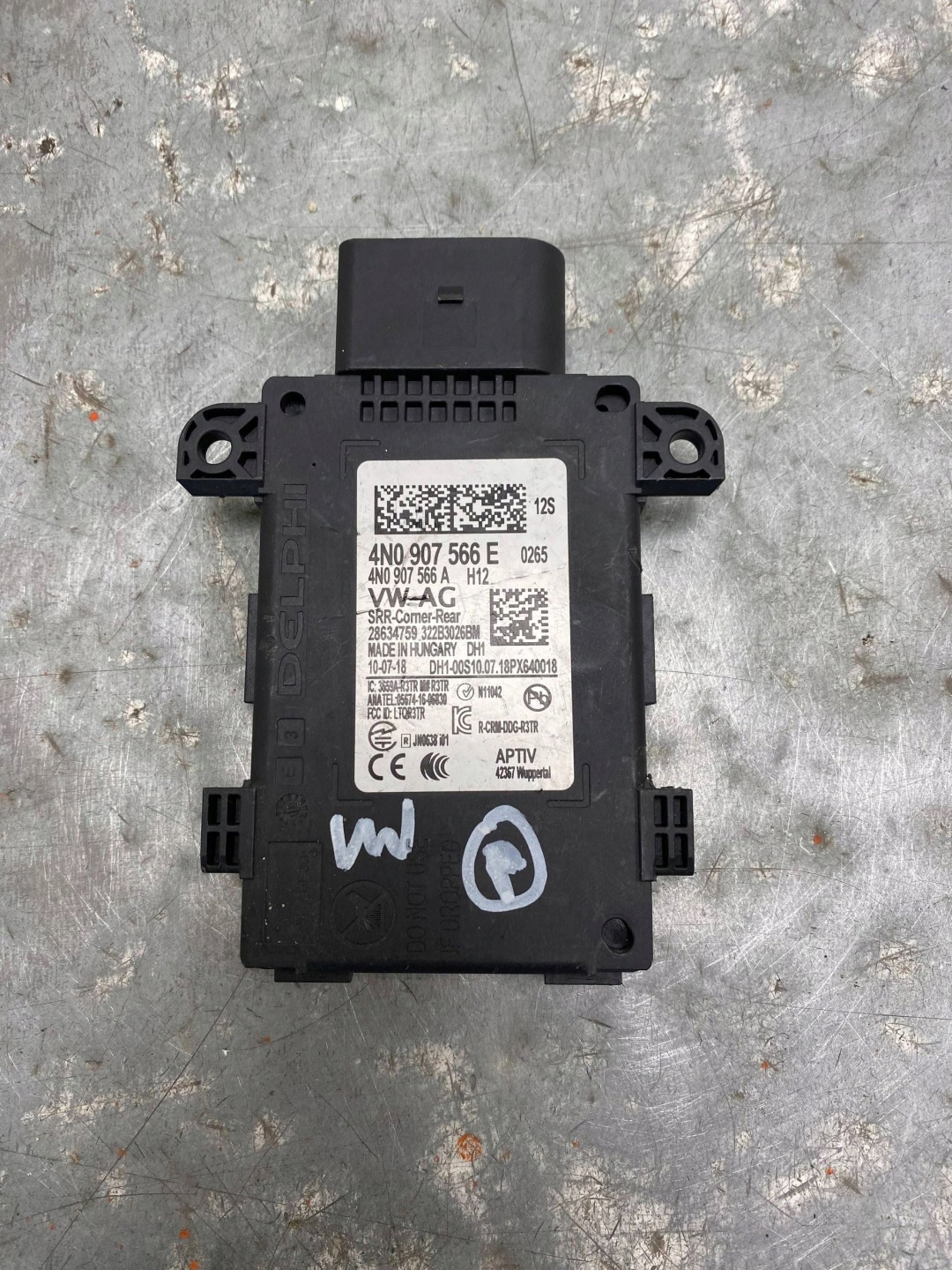 AUDI A6 C8 Q7 Q8 module RADAR sensor MARTWEGO POLA 4N0907566E
