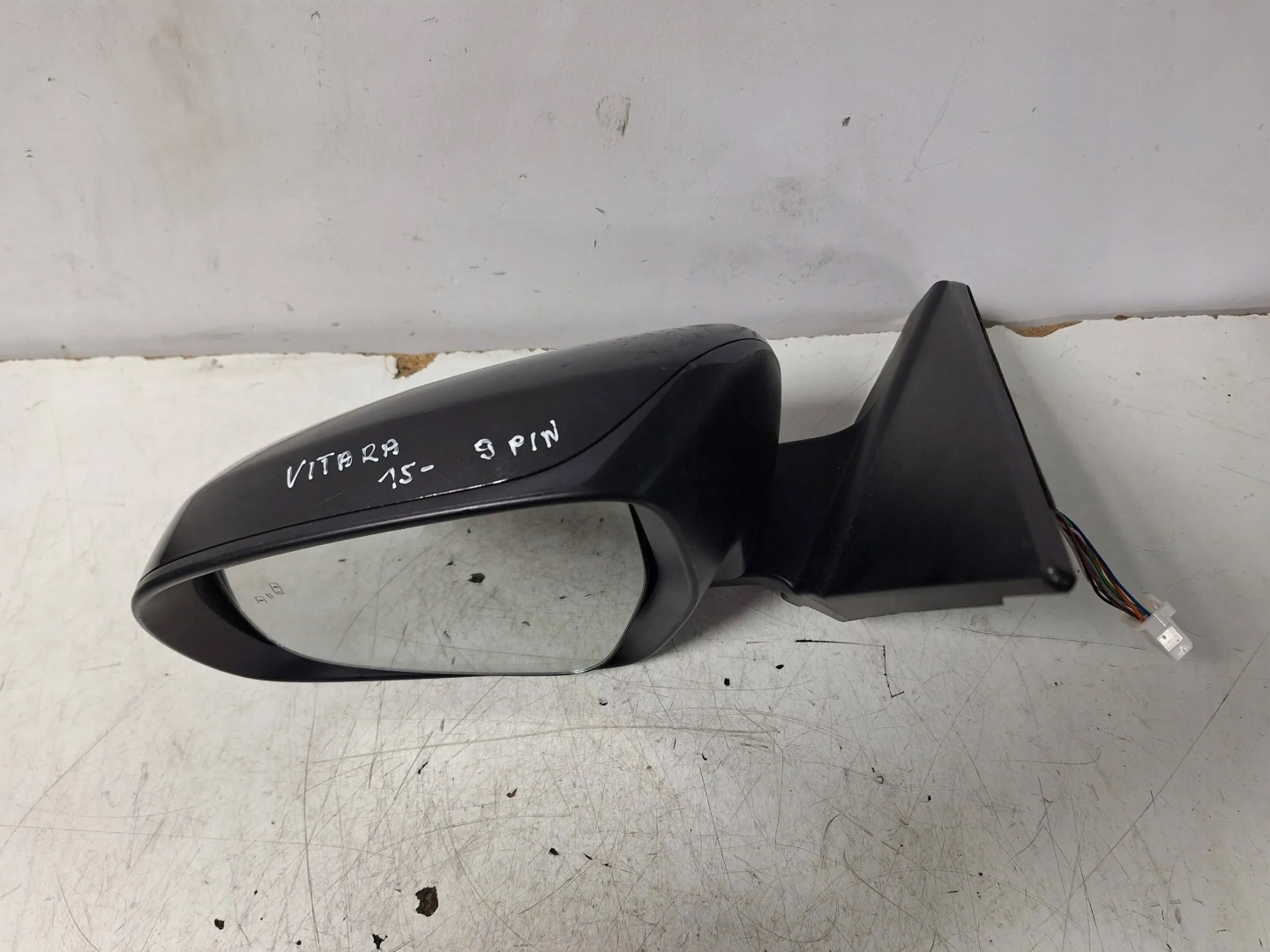 mirror left Suzuki Vitara II 15- 9PIN ASYSTENT UK