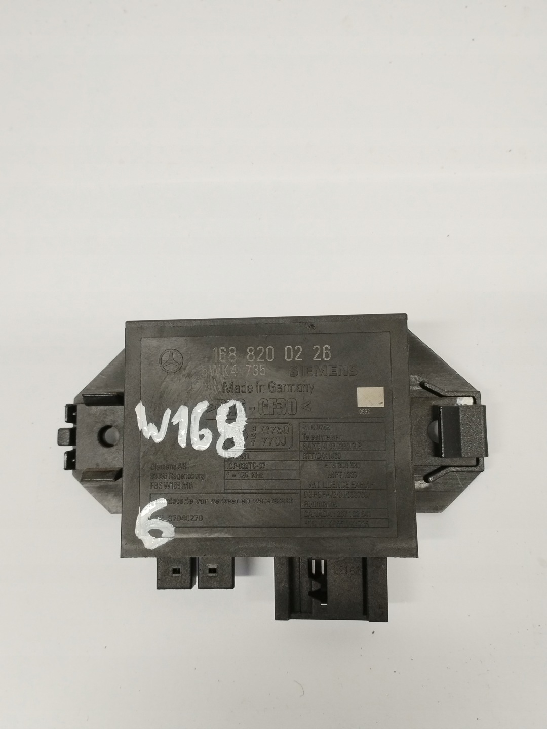 module control unit immobilizera Mercedes W168 1688200226