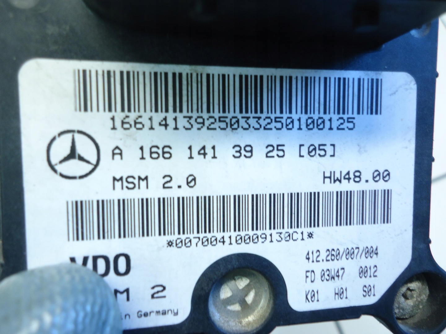 MERCEDES A W168 1.7CDI 1.9 throttle flap A1661413925