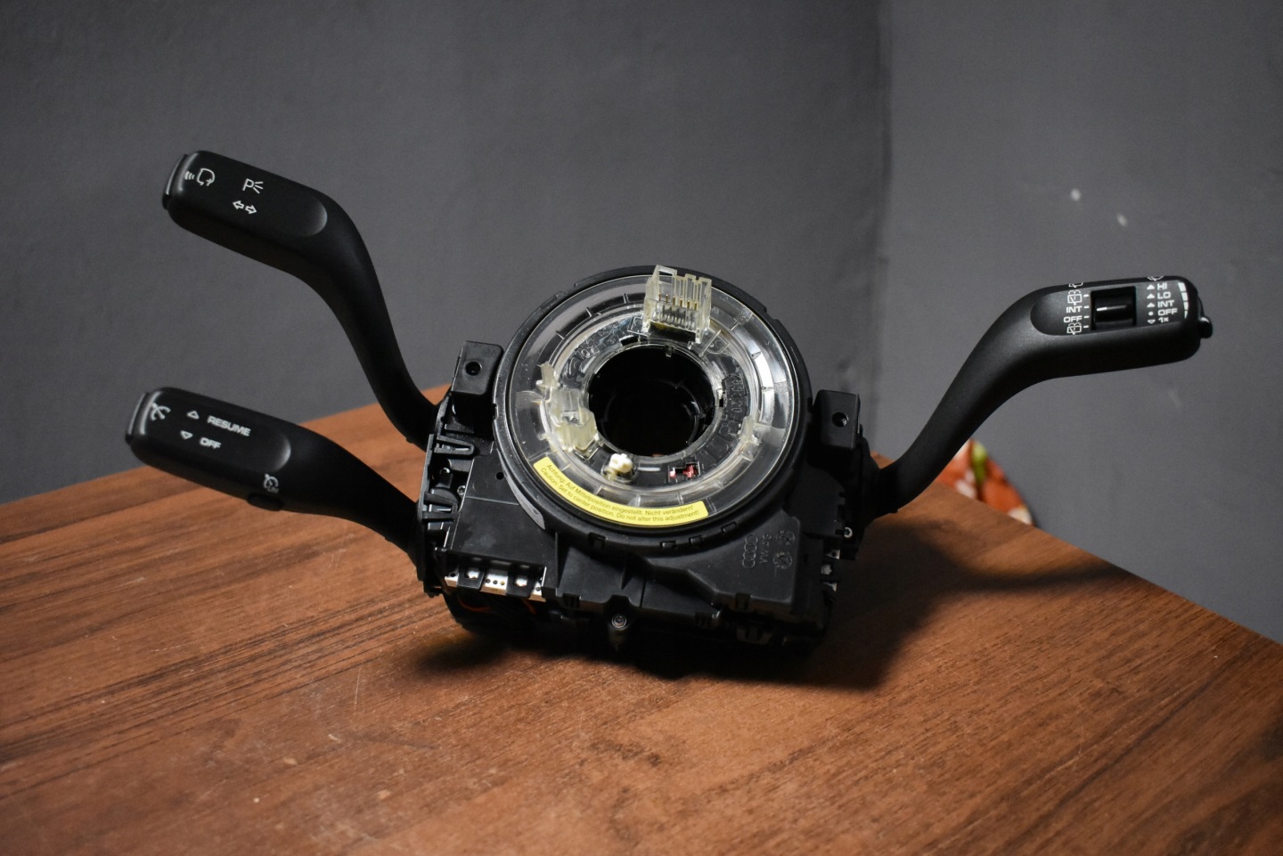 control ring module of the steering wheel below GRZANA steering wheel, PORSCHE MACAN 1