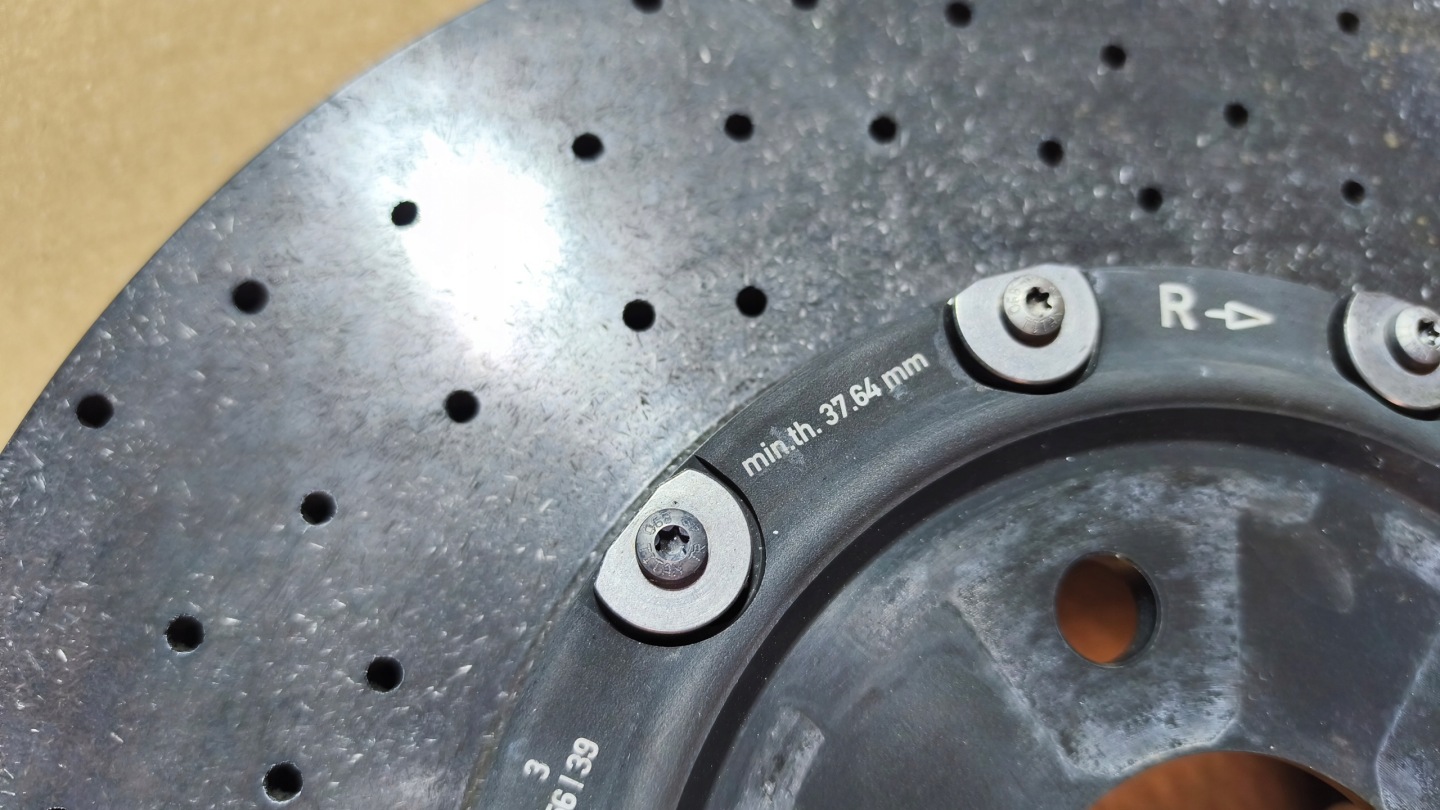 IDEALNA disc CERAMICZNA right front front AUDI BENTLEY LAMBORGHINI 1