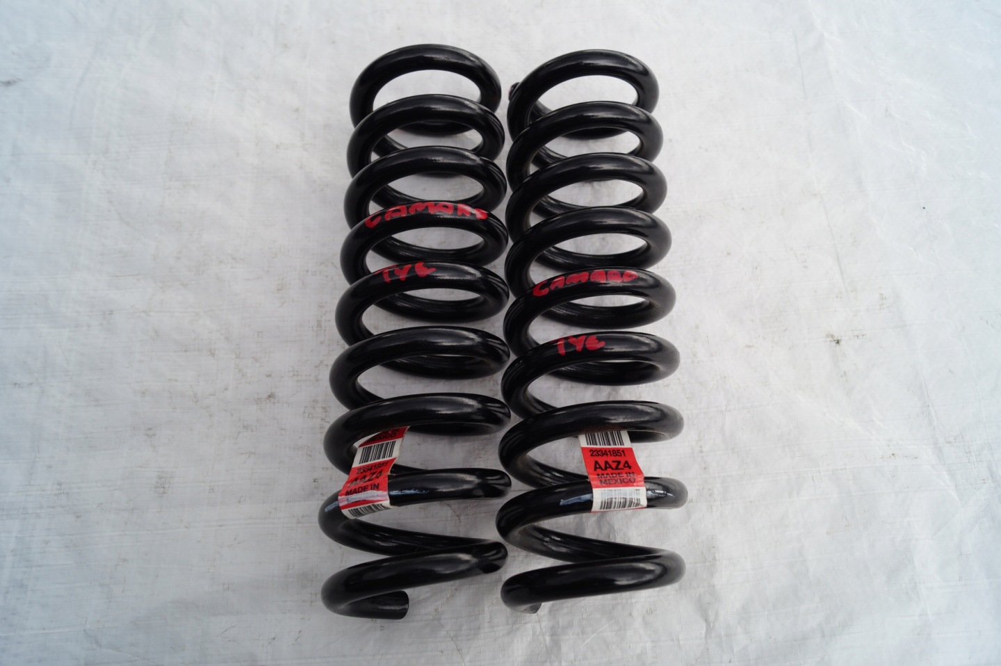 springs rear part left right CHEVROLET CAMARO VI 16