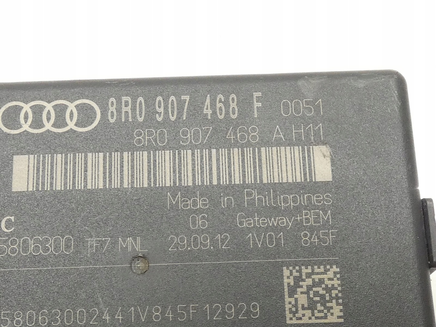 module control unit GATEWAY AUDI A4 B8 A5 8T LIFT Q5 8R 8R0907468F