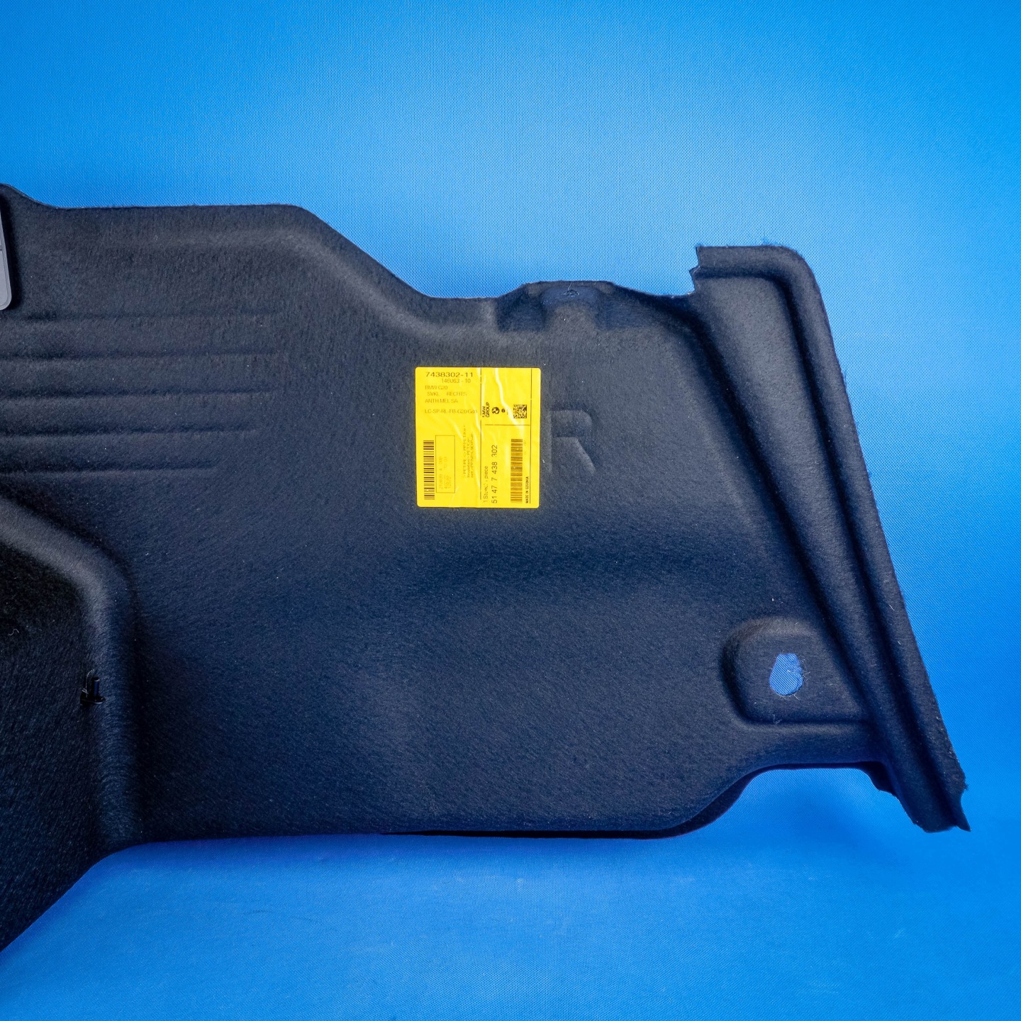 boot upholstery right BMW 3 G20 51477438302 7438302 21km