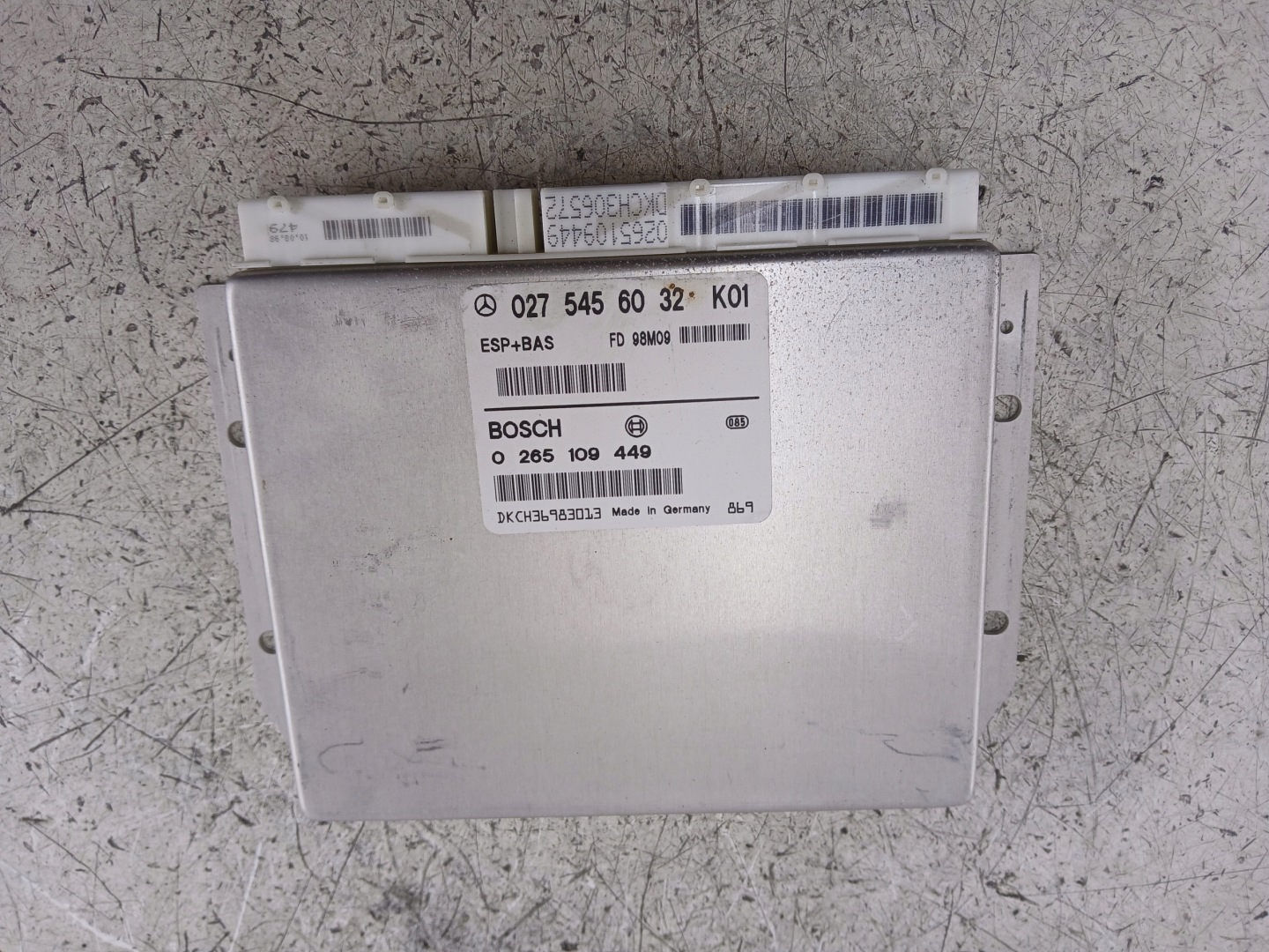 MERCEDES W168 control unit ESP BAS 0275456032