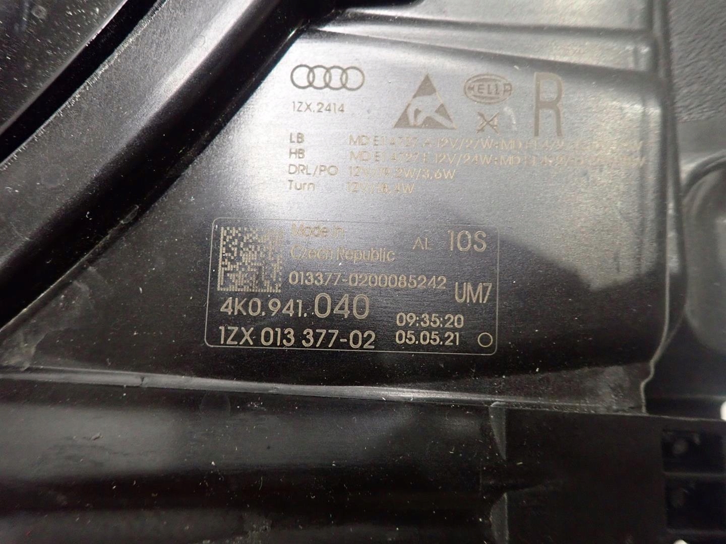 světlo předek pravá AUDI A6 C8 2018- FULL LED