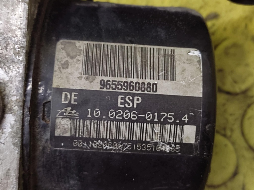 PEUGEOT 206 CC Pompa ABS 9655960880