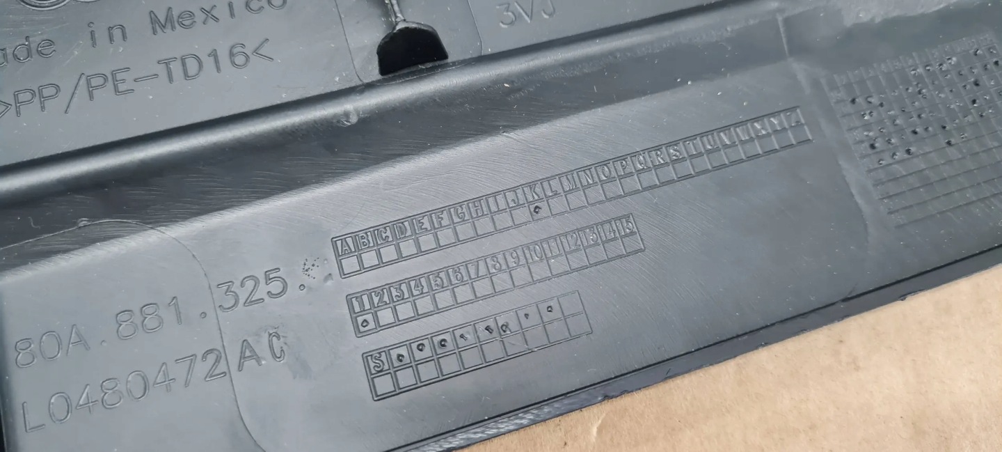 Q5 80A cover seat left left front cover electrical 80A881325