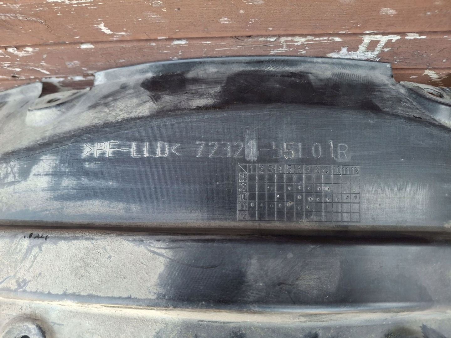 mudguard right front SUZUKI SX4 LIFT 2009R->
