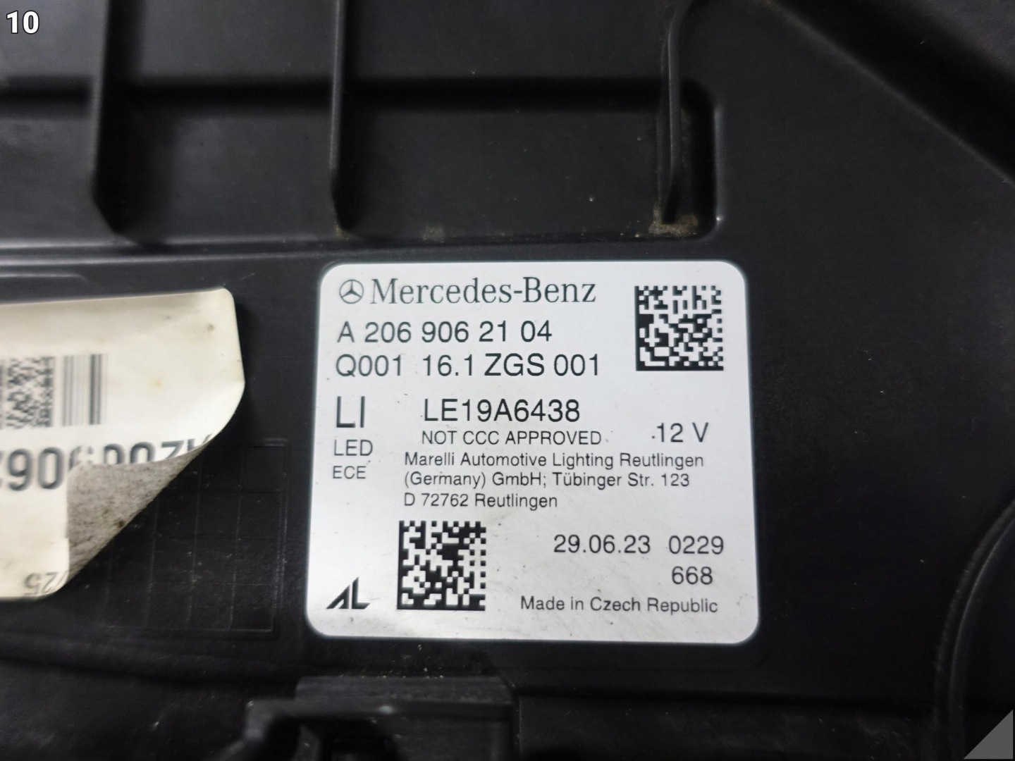 MERCEDES C-KLASA W206 S206 21- light FULL LED DIGITAL LIGHT left front EU