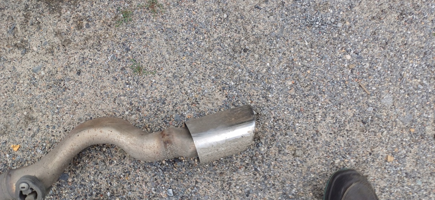 MERCEDES W169 2.0 CDI pipe exhaust exhaust pipe