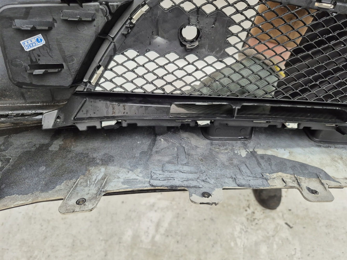 MERCEDES CLA W117 117 AMG bumper front front grill grid PDC SPR