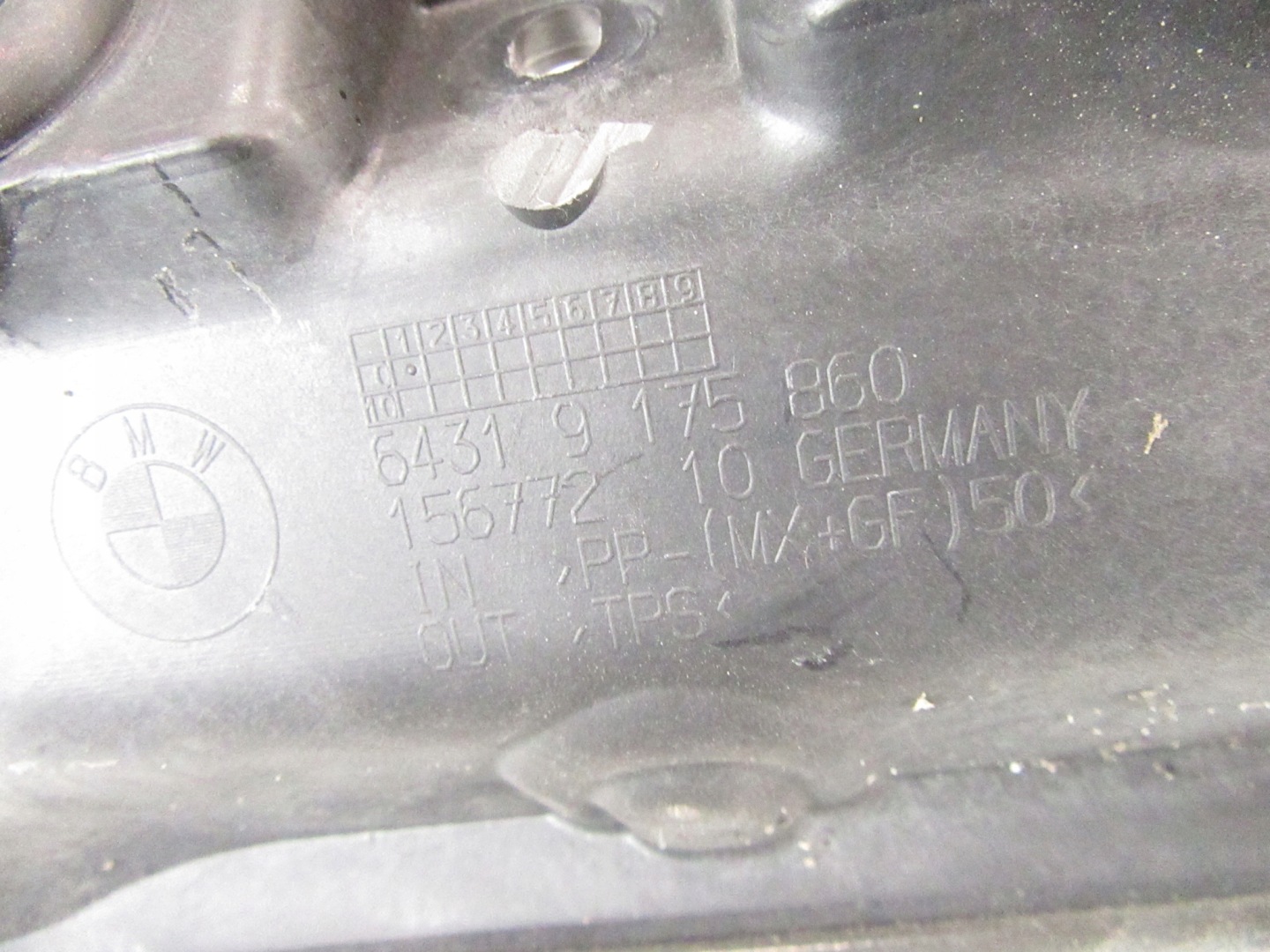 Grille égouttage Couverture tablier moteur BMW e81 e82 e87 e88 e90 e91 e93 KOMPLET