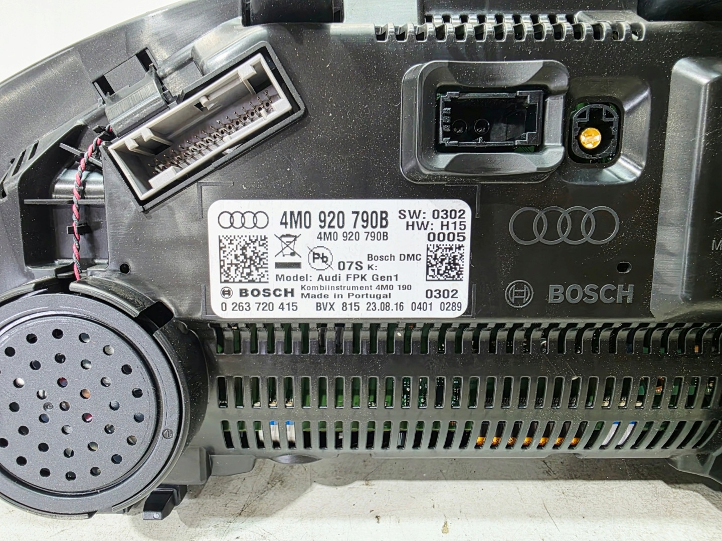 dials dials display VIRTUAL COCKPIT AUDI Q7 4M 4M0920790B