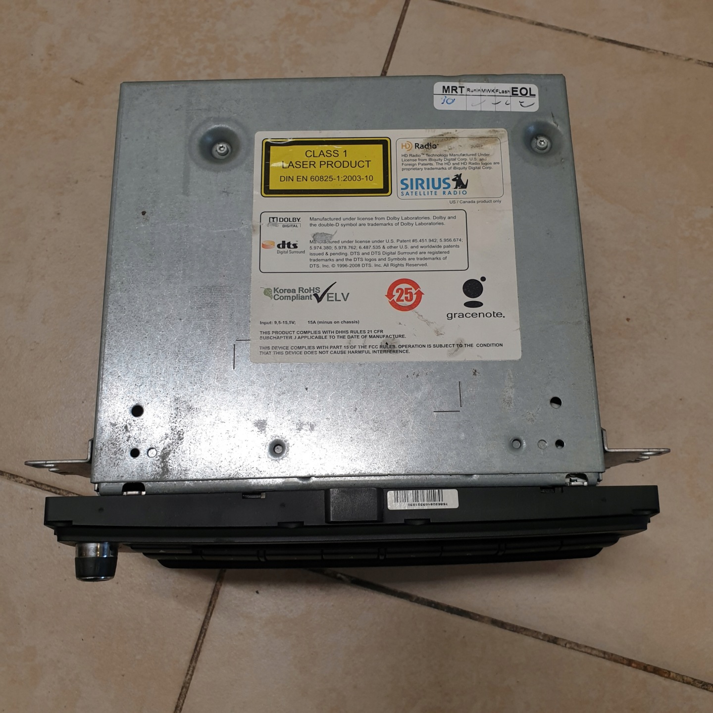 RADIO player navigation devices CIC CD BMW 1 E87 OE SIRIUS