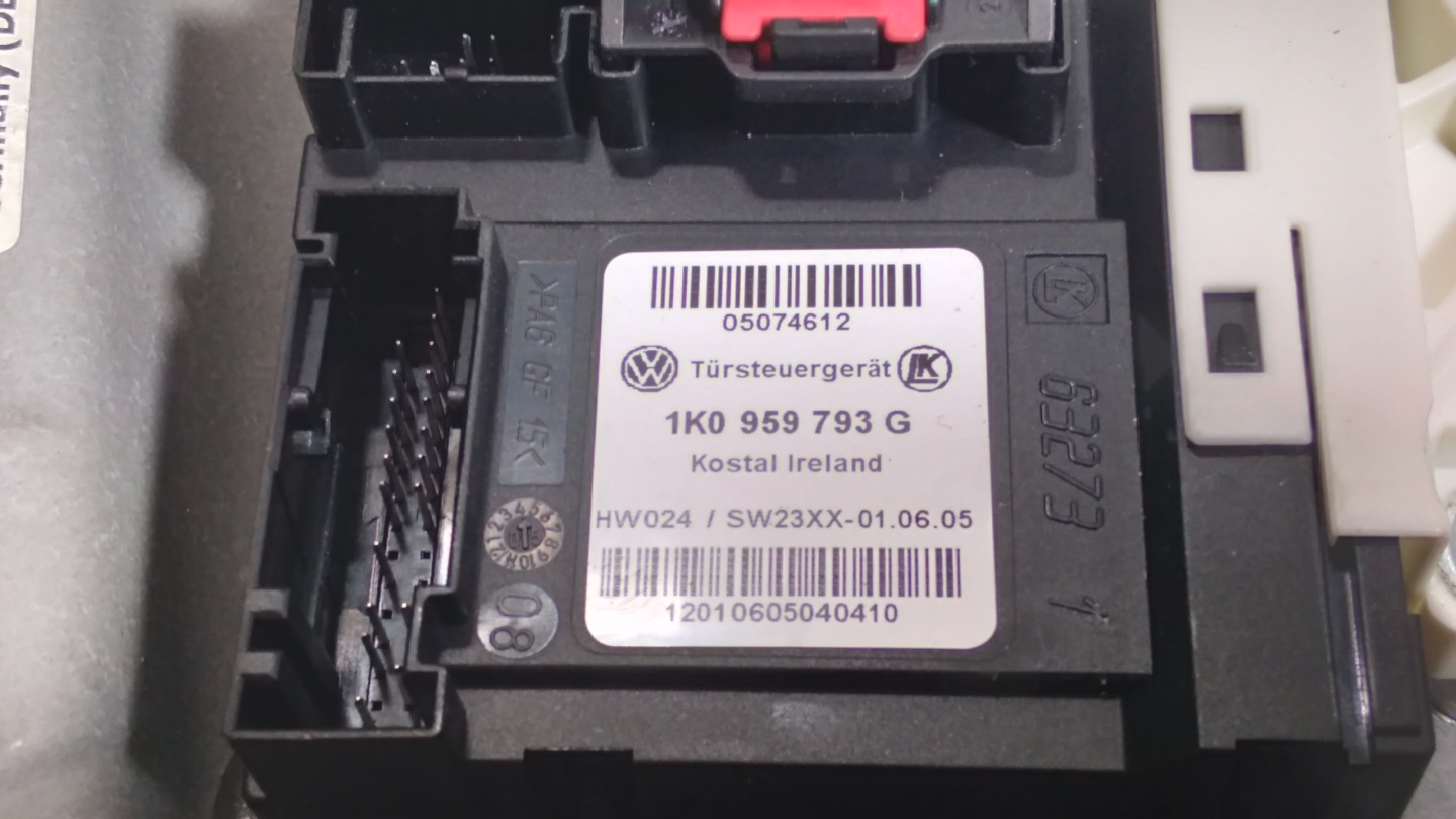 ELE mechanism windows left front VOLKSWAGEN GOLF 5 plus 1K0959793G