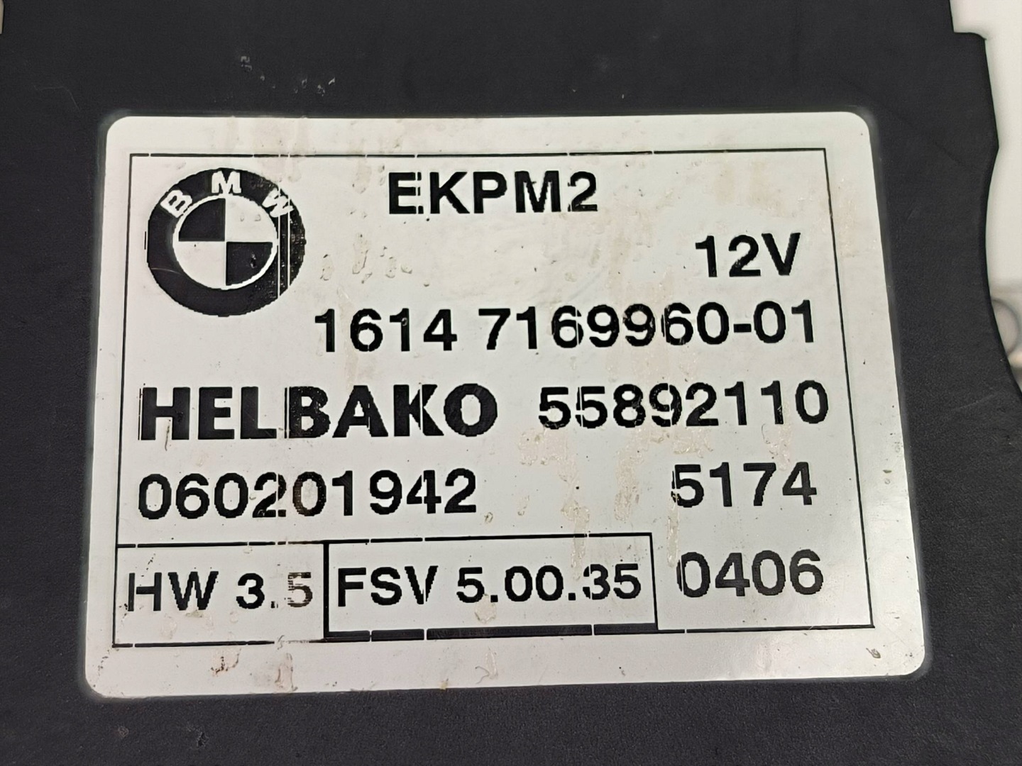 Module POMPY Carburant 060201942 3.0 BMW E64