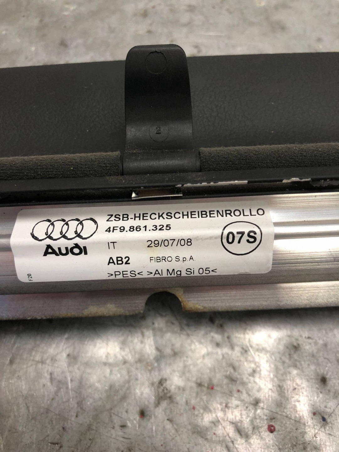 blinds bonnet boot AUDI A6 C6 KOMBI 4F9861325
