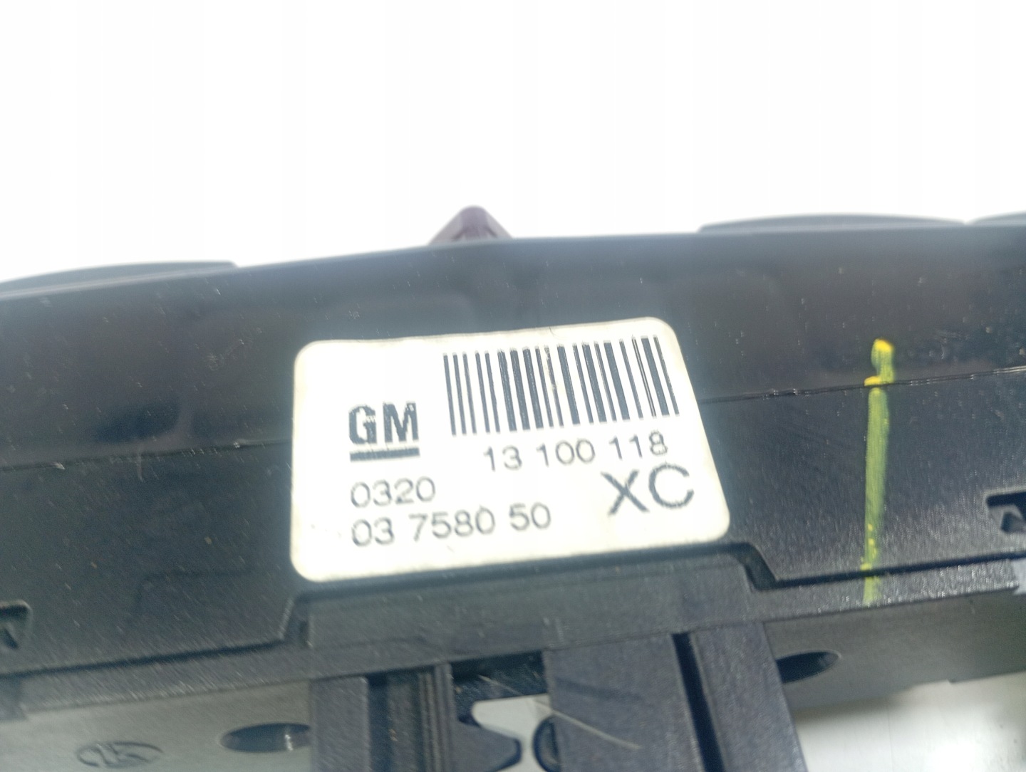 Opel Astra H FL 04-09 switch light switch of warning lights OE 13100118