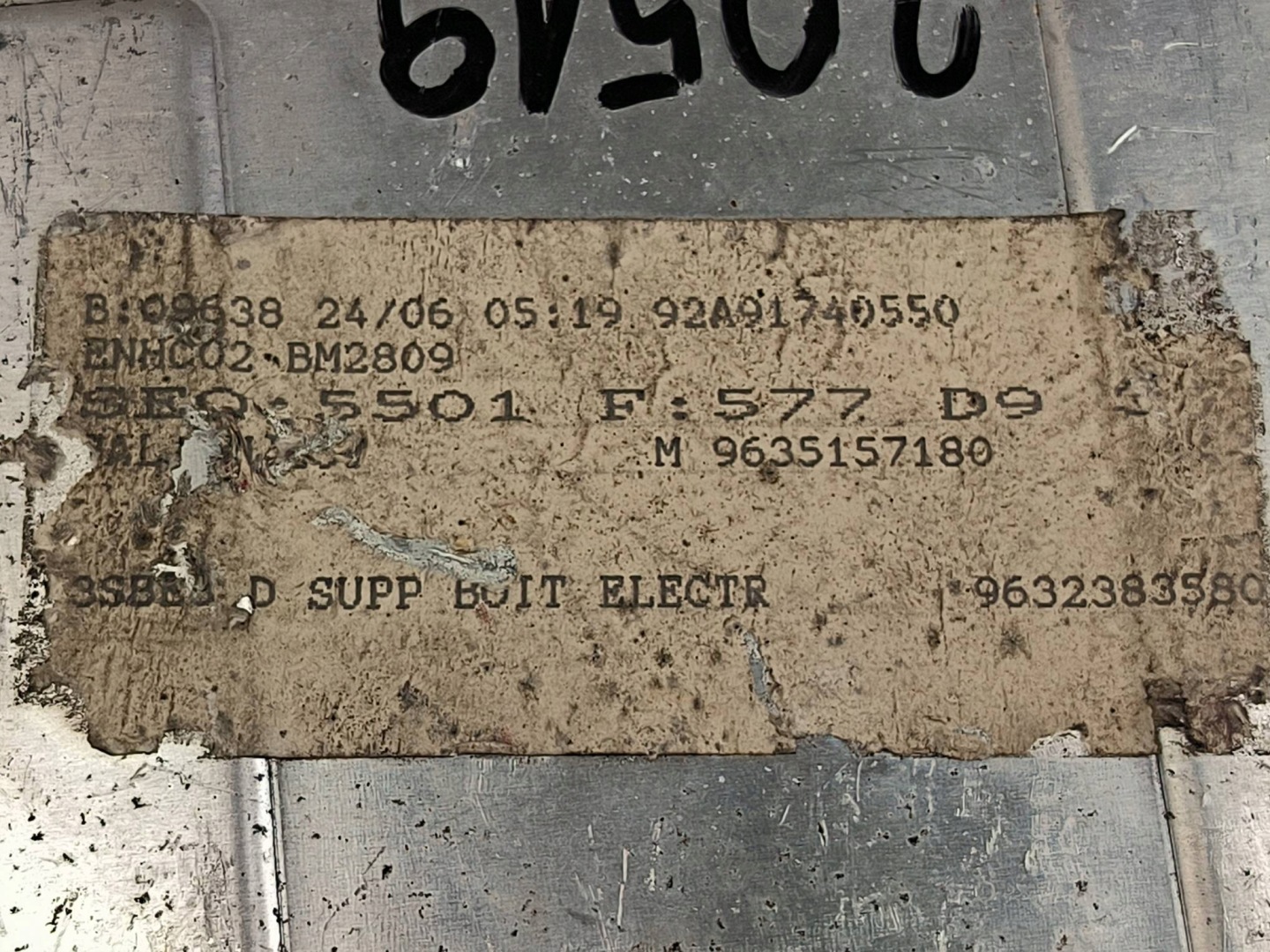 Computer 9635157180 2.0 HDI PEUGEOT 406