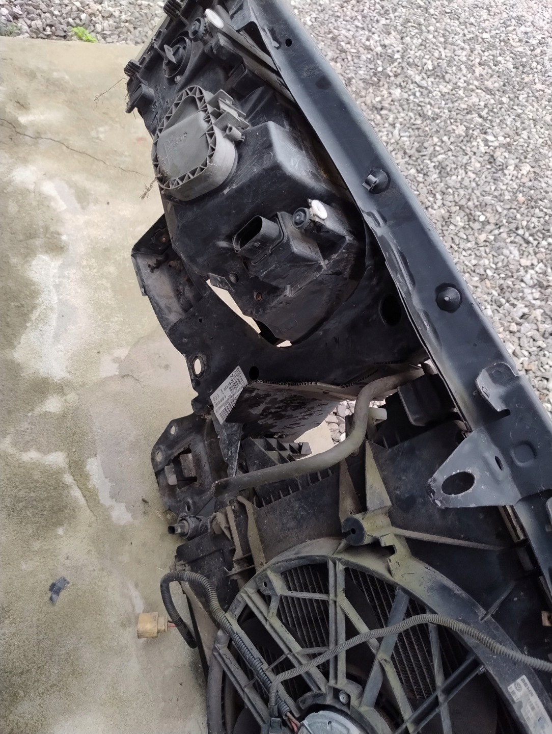 support panel for radiators complete Volkswagen Transport T5 2.5 TDI Automat EUROPA