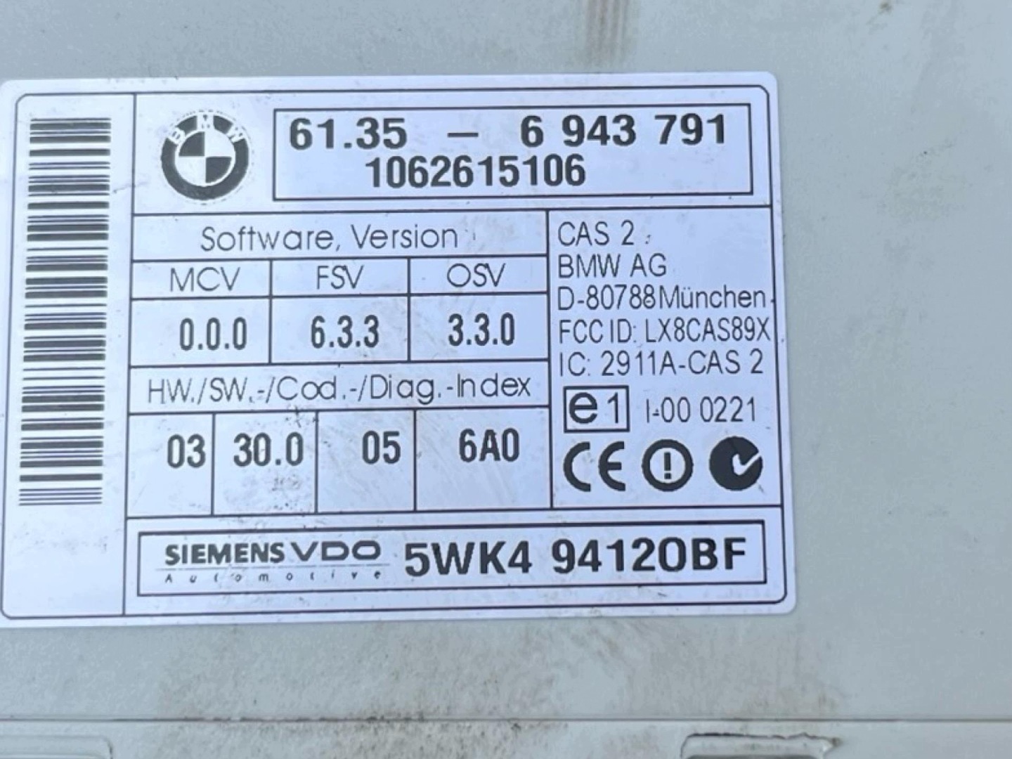 running board starter BMW 3 E90/E91 E90 2006 7561684