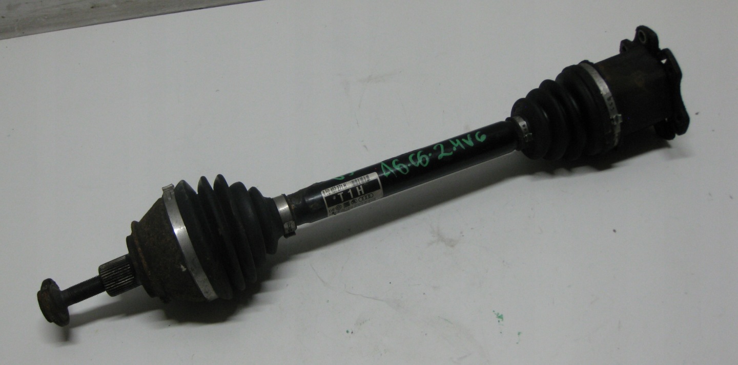 AUDI A6 C6 2.4 6V 05R semi-axis left front 4F0407271H