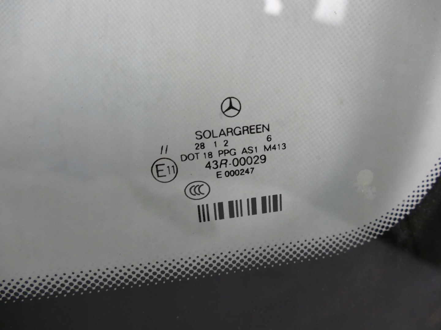 MERCEDES S W221 window iron front sensor