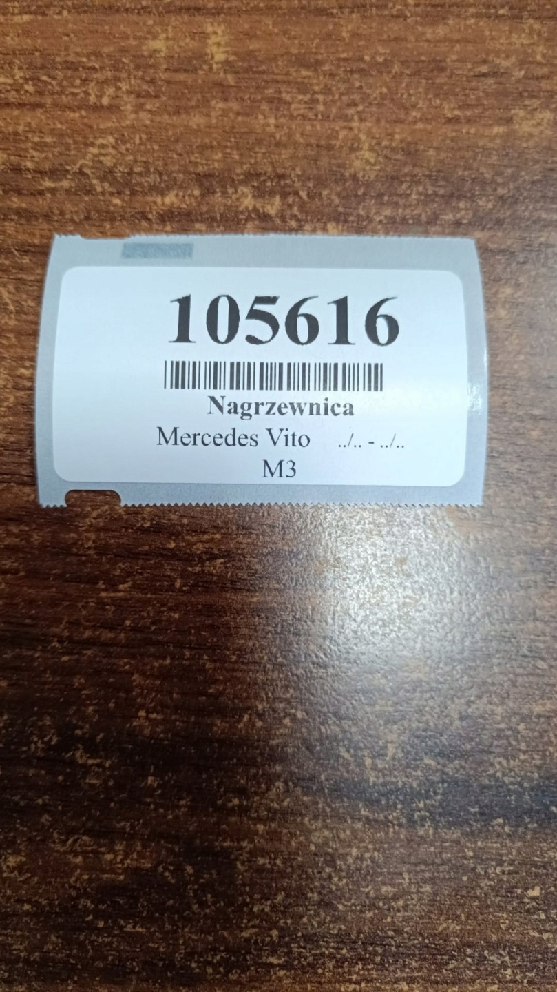 MERCEDES VITO 2.3 D heater