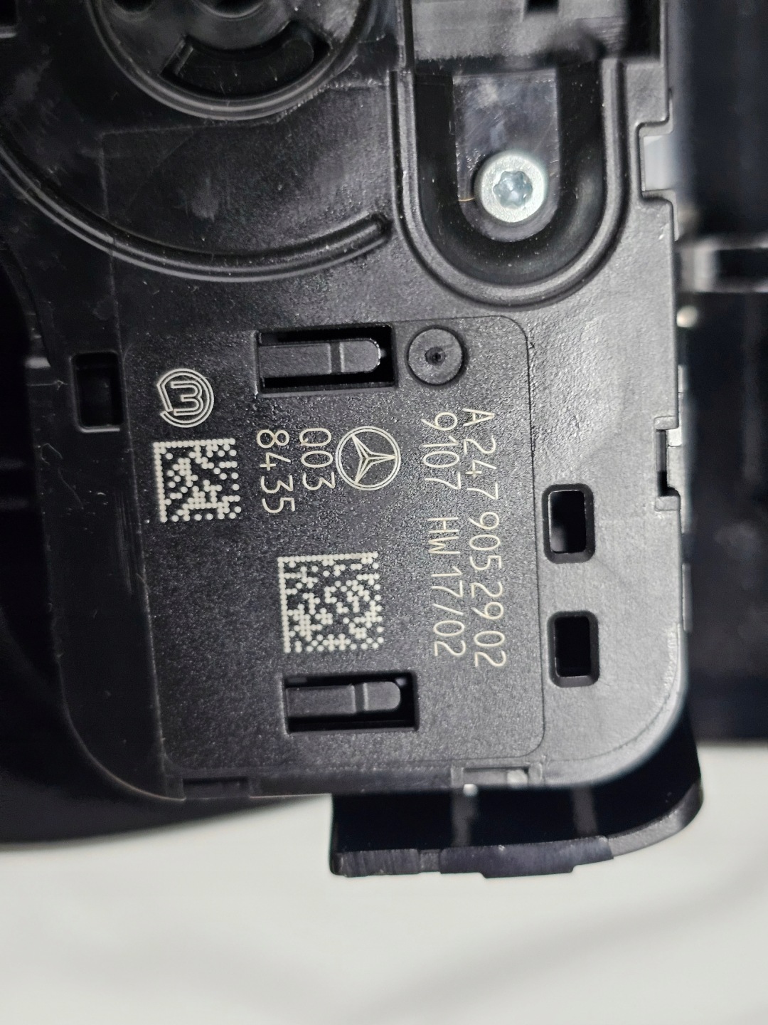 switch light switch DEKOR moulding MERCEDES W177 W247