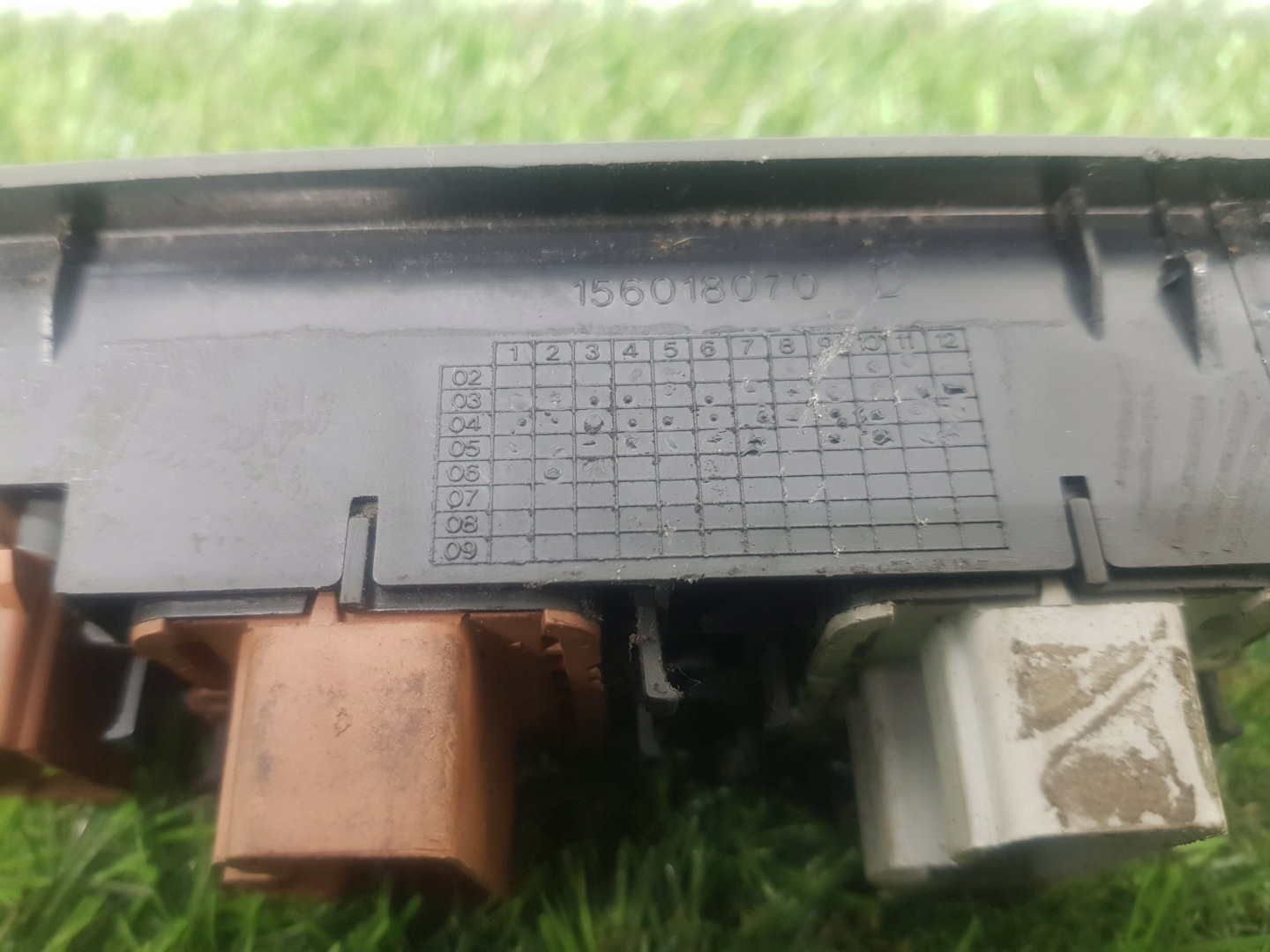 control panel of the window driver´s RENAULT MEGANE 2 156018070