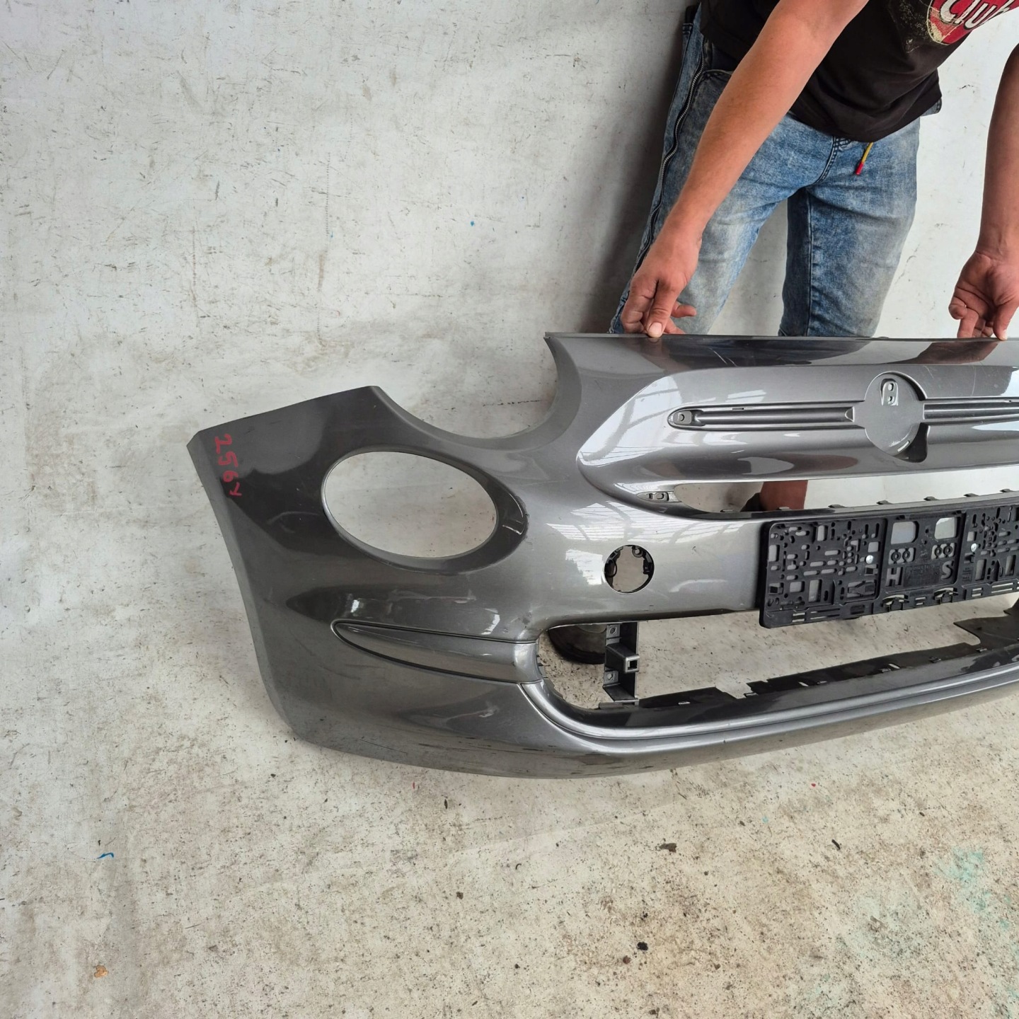 FIAT 500 LIFT 15- bumper front front 735619476