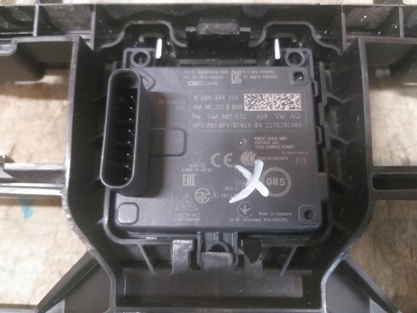 BUMPER FRONT GRID RADAR AUDI A3 S LINE 8Y0 5WA807572B