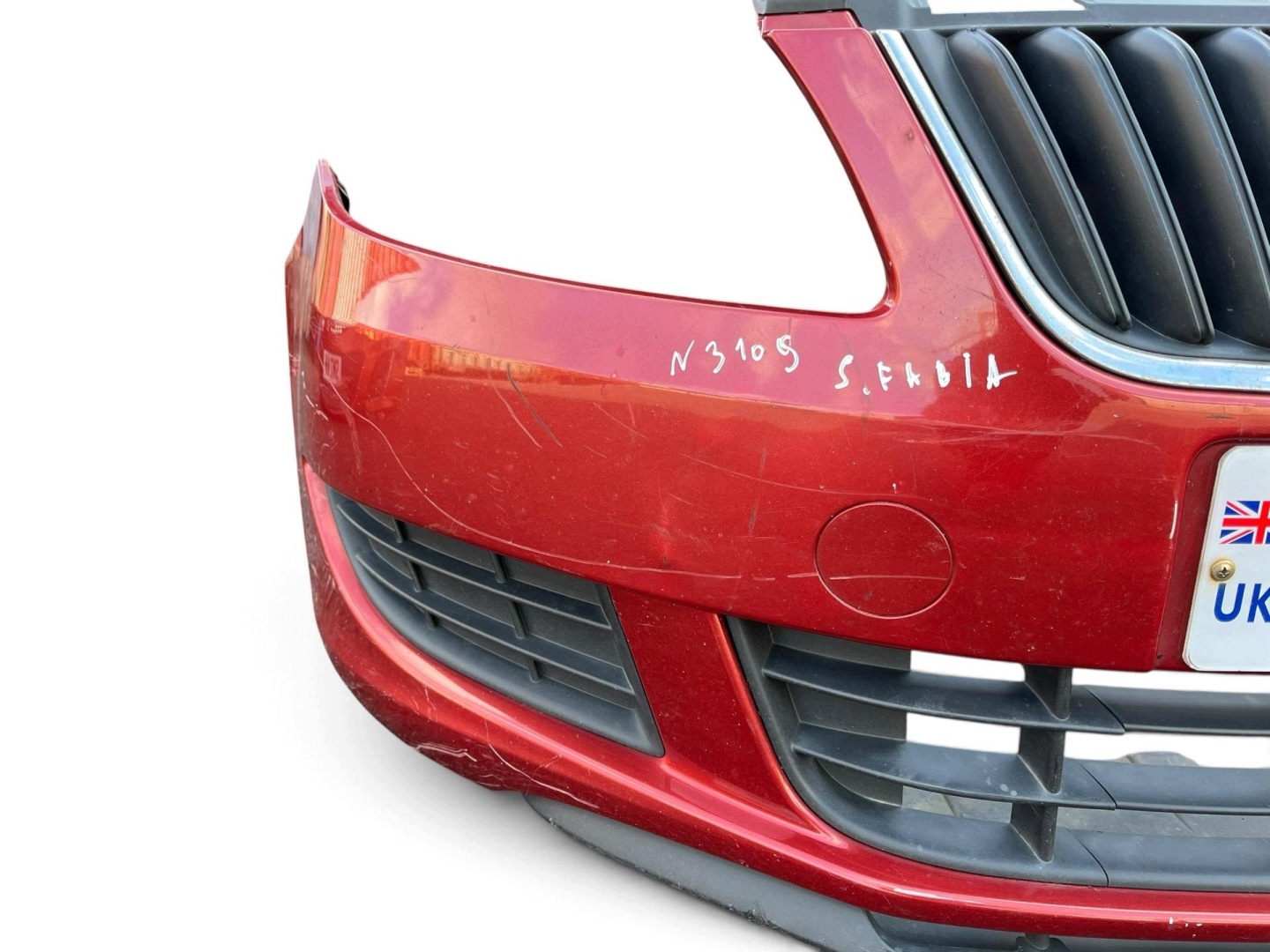 bumper front Skoda Fabia 2 facelift 5J 2013 5J0807221D