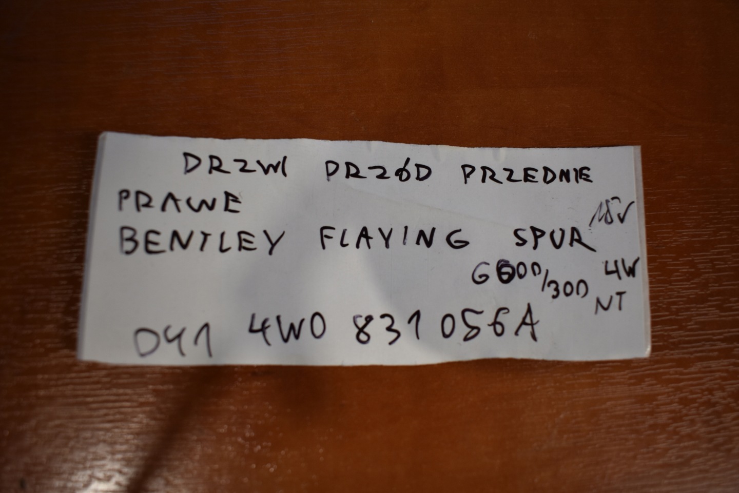 IDEALNE door front front right BENTLEY FLYING SPUR 15R. 4W 1