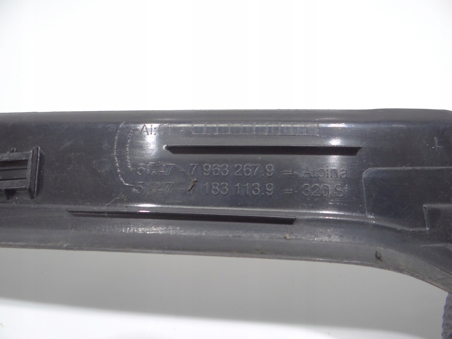 moulding cap threshold left rear part BMW 3 E90 7907159