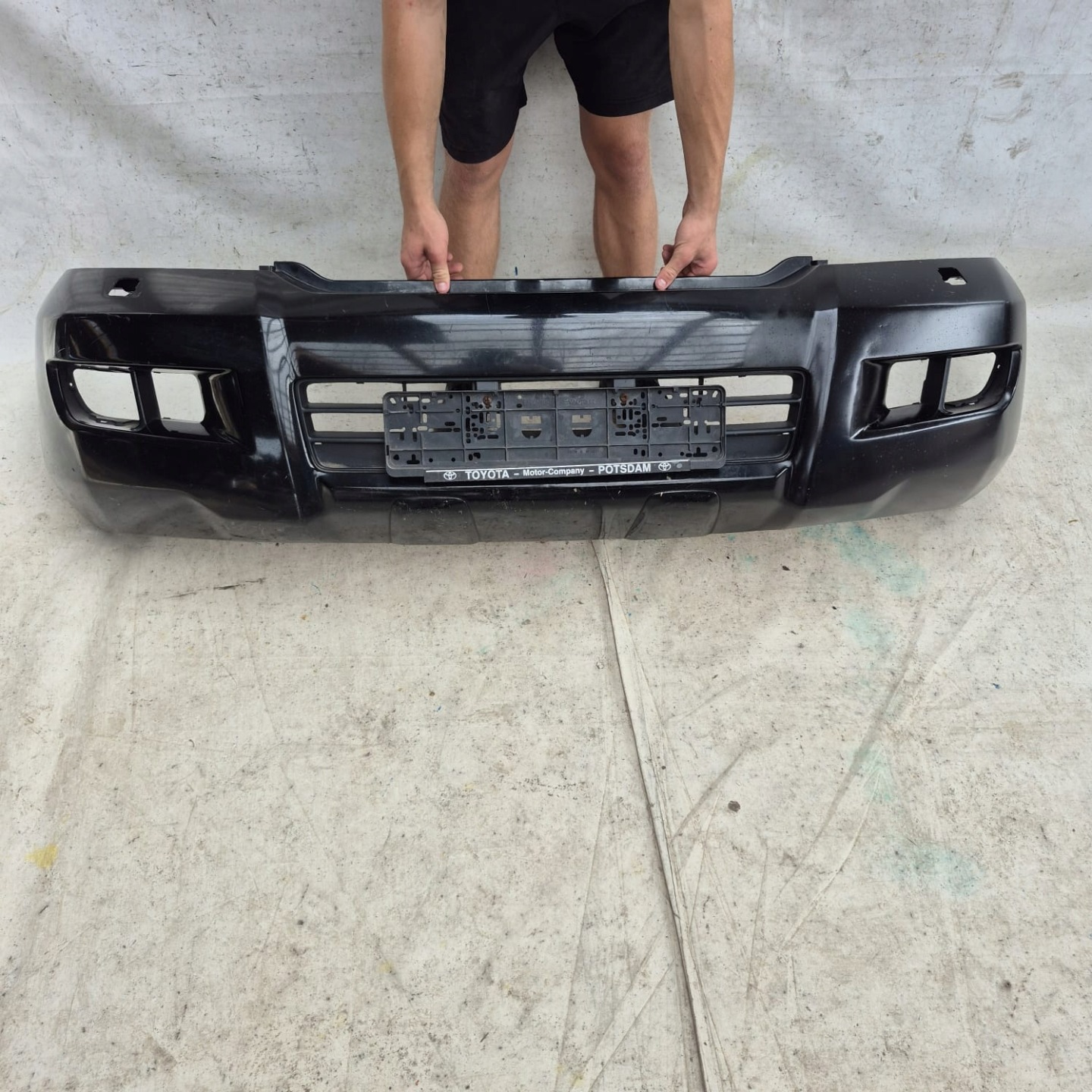 TOYOTA LAND CRUISER J120 02- bumper front front SPR